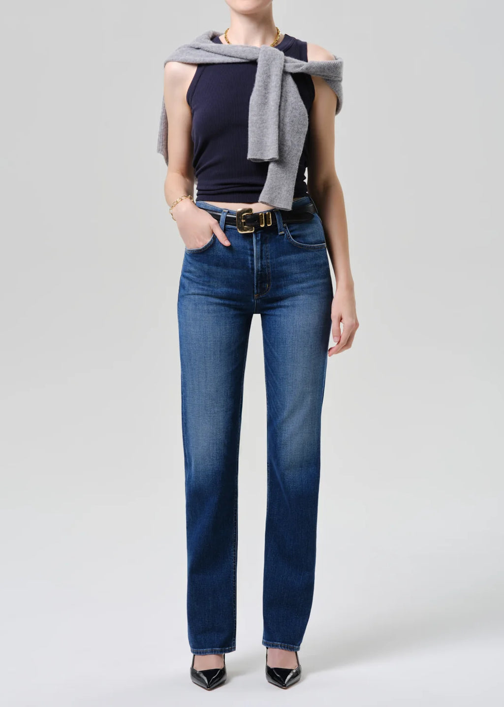 Citizens of Humanity | Palma Straight Long Clean Hem - Kitten