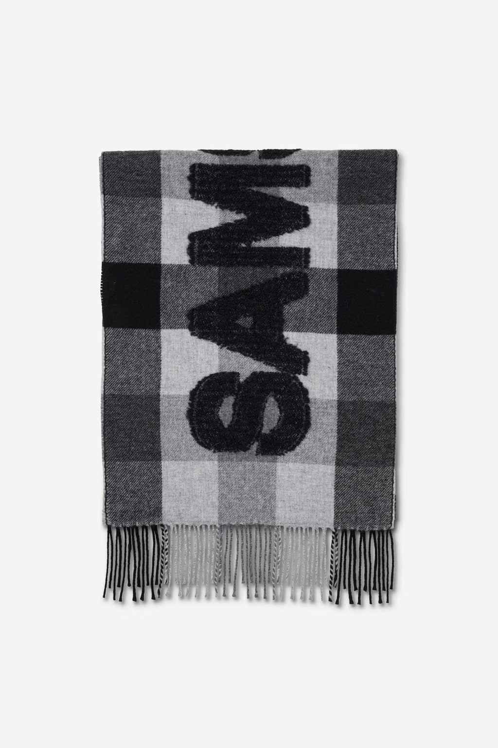Samsøe Samsøe | Sasamsoe Scarf - Grey Melange Plaid
