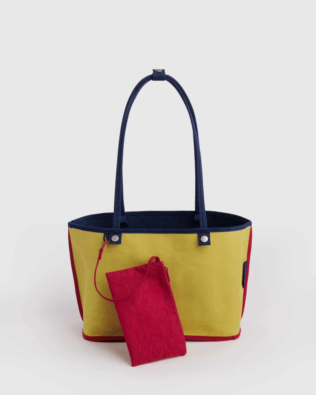 Baggu | Medium Nylon Reversible Tote - Navy Mix