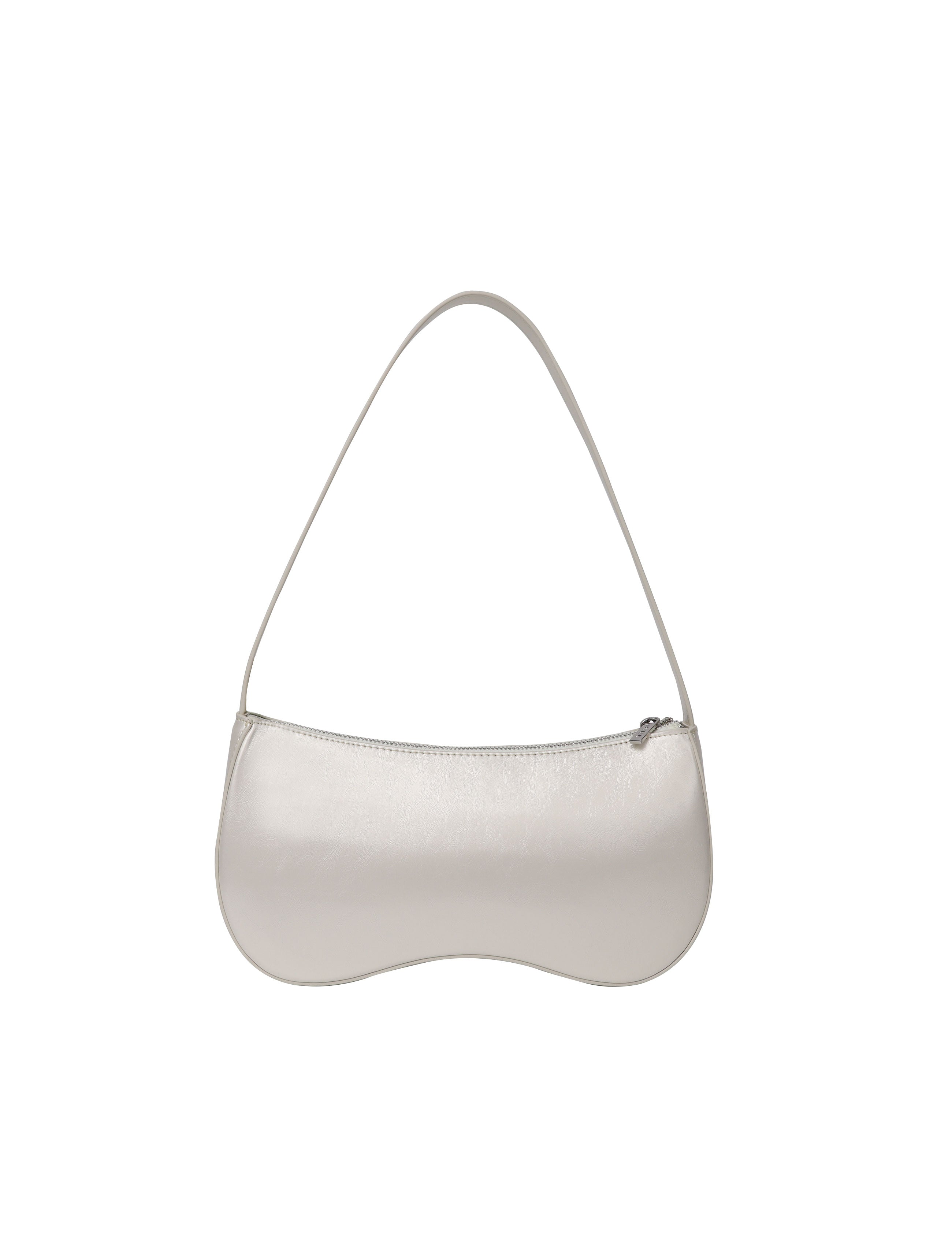 HVISK | Basal Shiny Structure Bag - Pearl