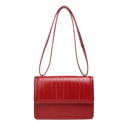 HVISK | Callie Stroke Structure Bag - Scarlet Red