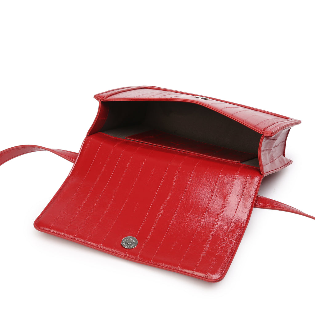 HVISK | Callie Stroke Structure Bag - Scarlet Red