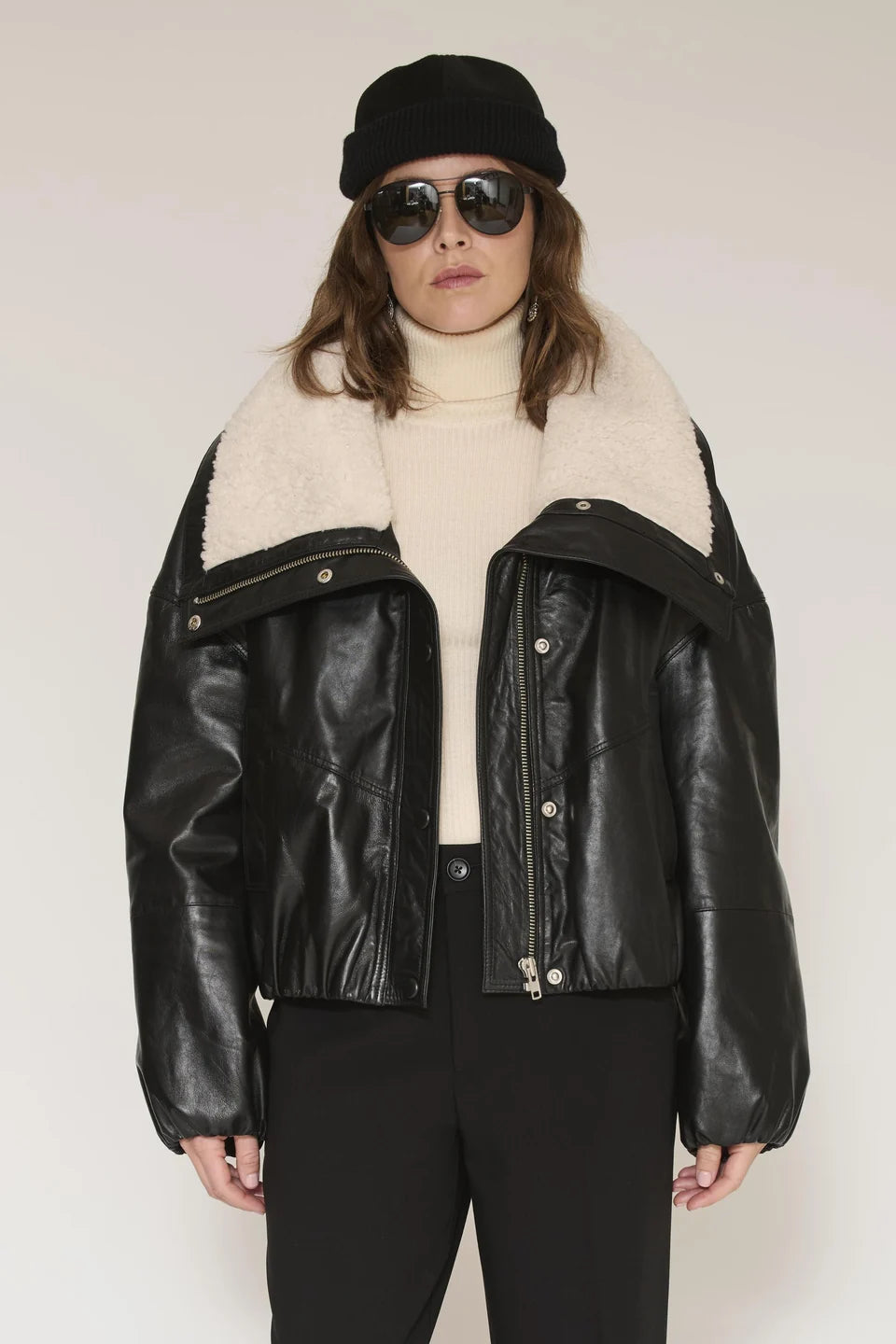 MKT Studio | Marcus Leather Jacket - Black