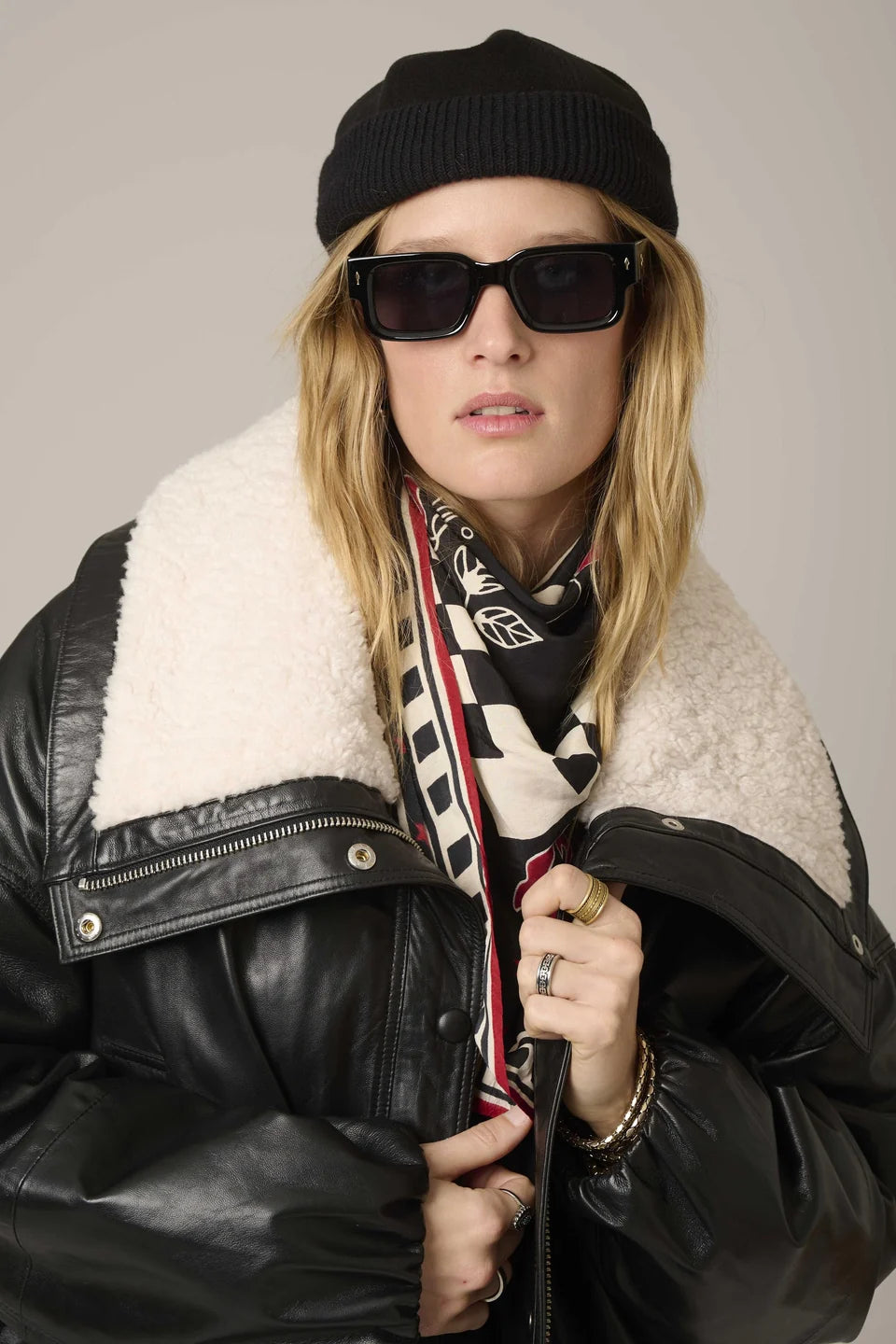 MKT Studio | Marcus Leather Jacket - Black