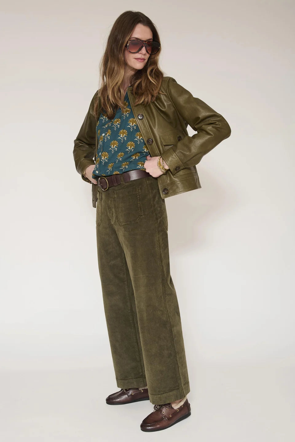 MKT Studio | The Frida Velvet - Kaki