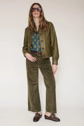 MKT Studio | The Frida Velvet - Kaki