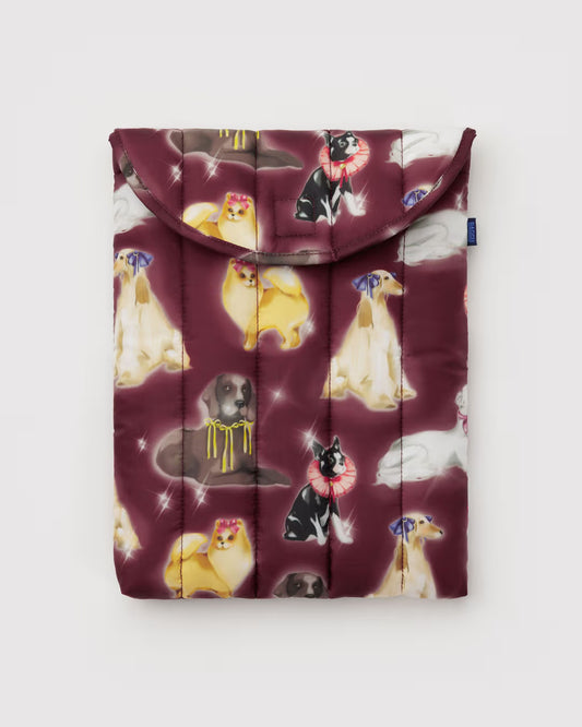 Baggu | Puffy Laptop Sleeve - 13"/14" - Fancy Dogs
