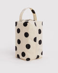 Baggu | Dopp Kit - Cream and Black Polka Dot
