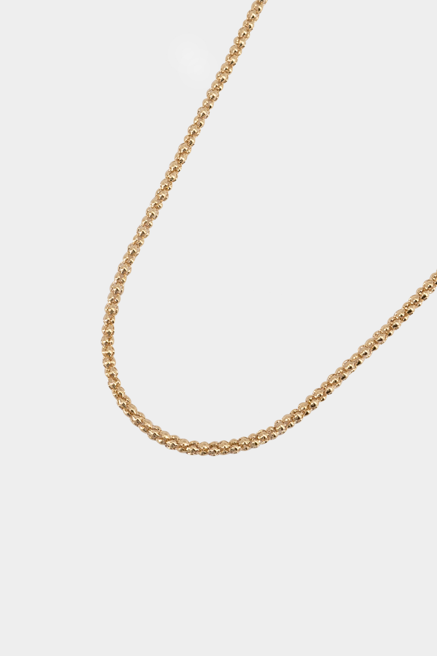 Kara Yoo | Popcorn Chain Necklace - Gold Plated