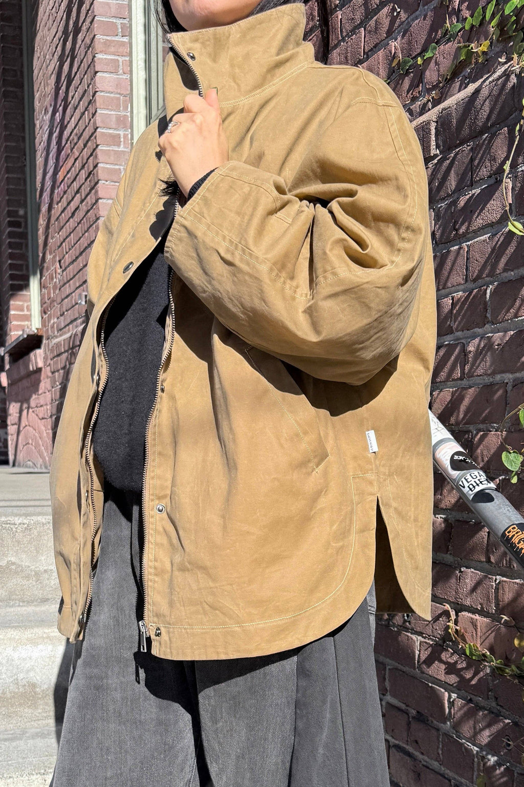 Le Bon Shoppe | Blair Waxed Cotton Jacket - Khaki