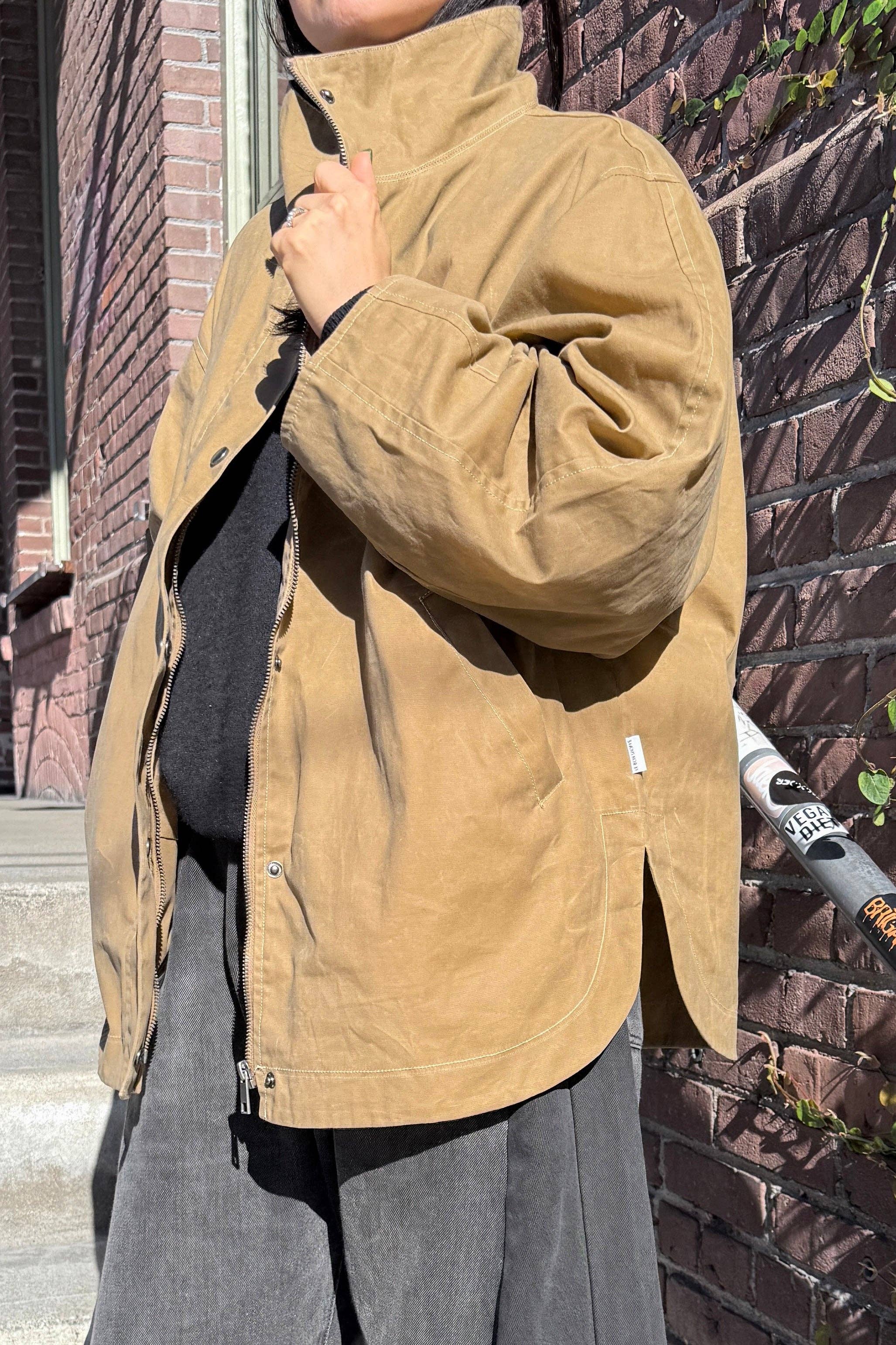 Le Bon Shoppe | Blair Waxed Cotton Jacket - Khaki