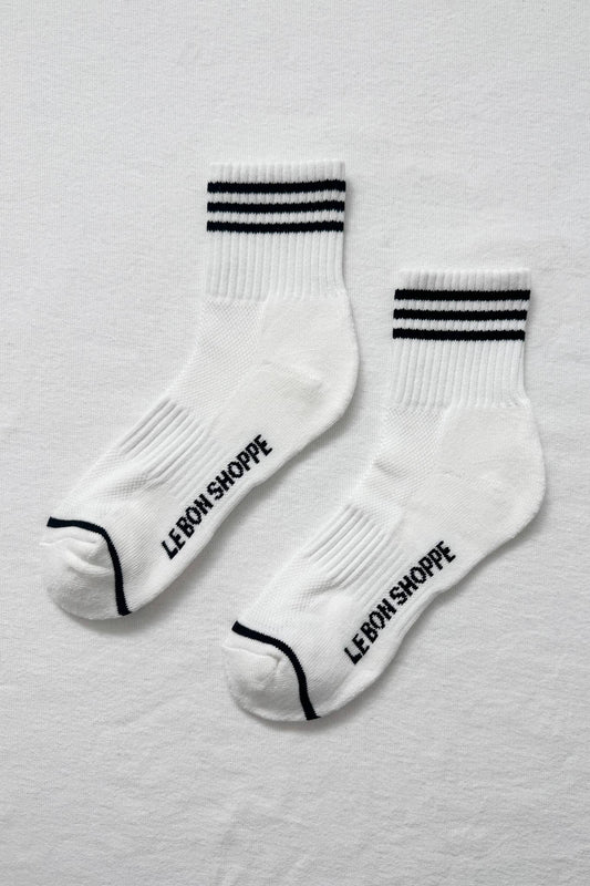 Le Bon Shoppe | Girlfriend Socks - White