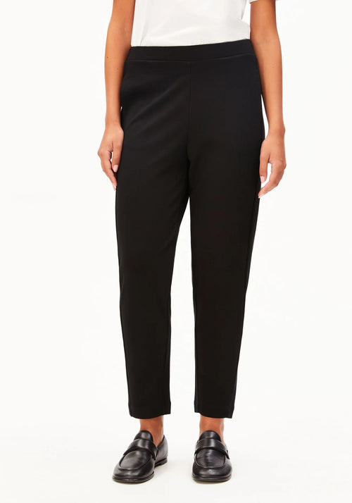 ARMEDANGELS | Jersey Barrel Pant - Black