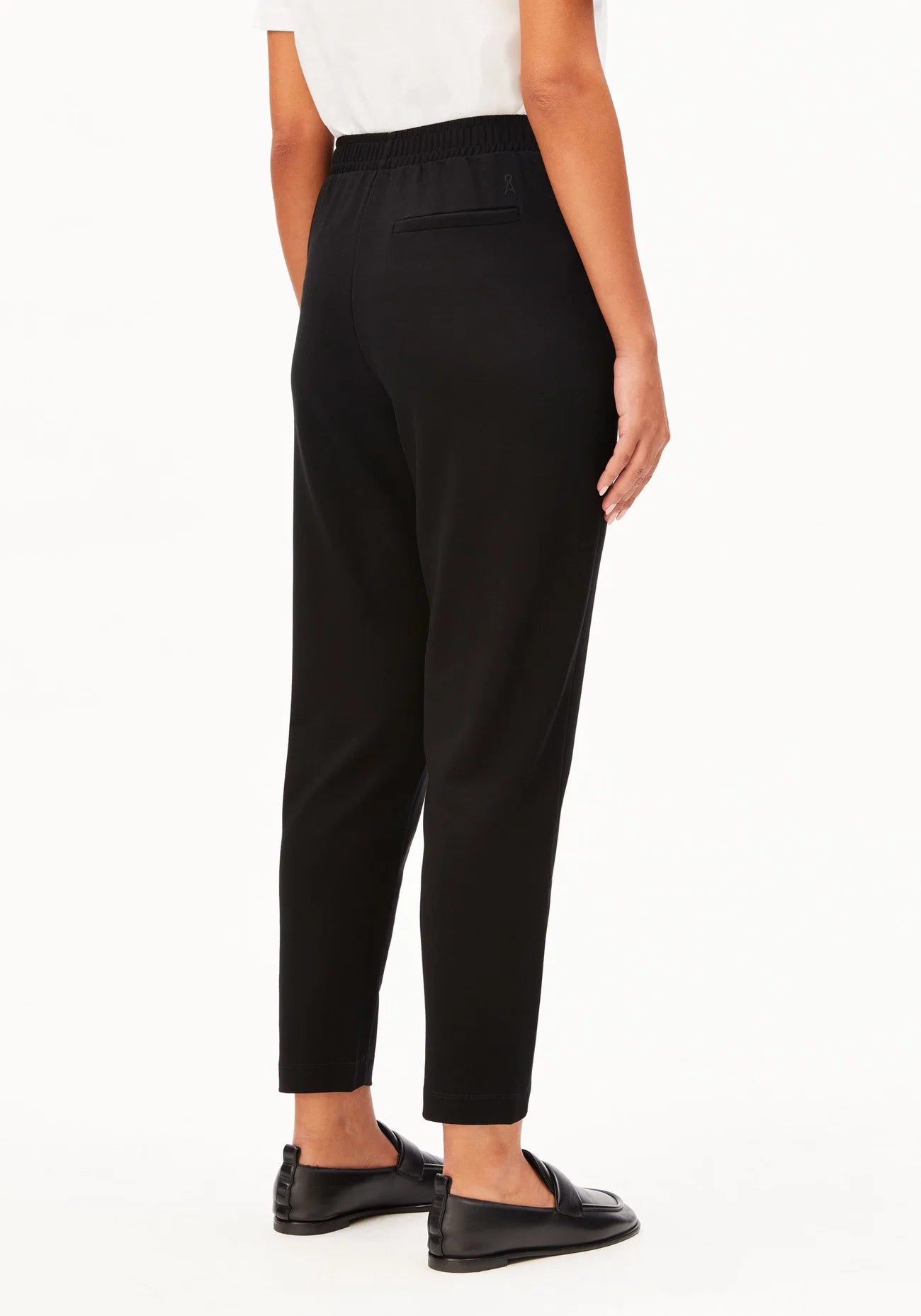 ARMEDANGELS | Jersey Barrel Pant - Black