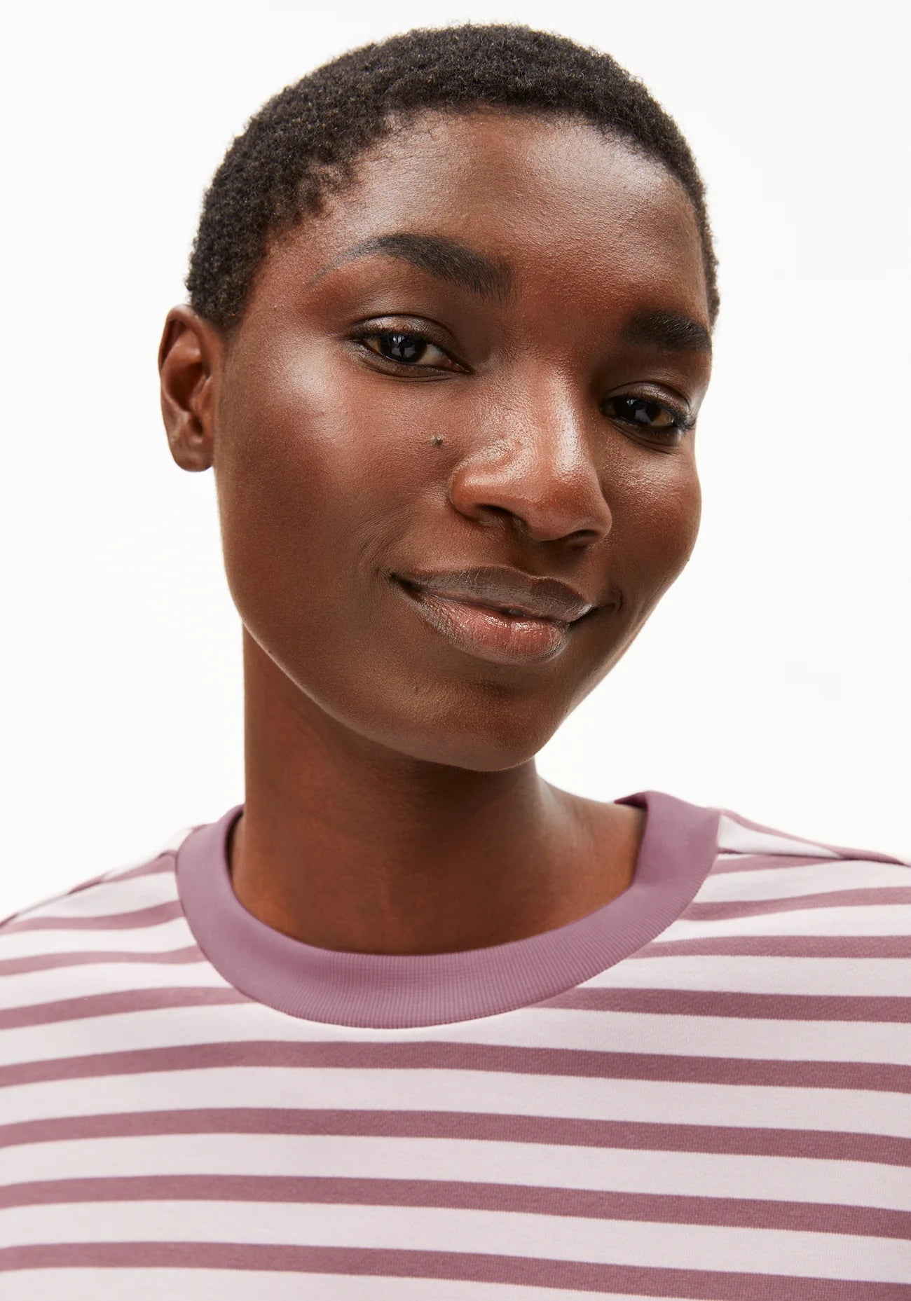 ARMEDANGELS | Frankaa Maarlen Stripe Sweat - Ice Berry