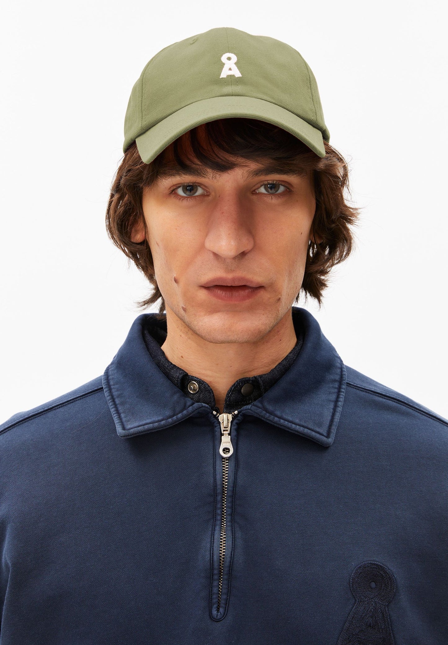 ARMEDANGELS | Yenaas Bold Cap - Fatigue Green - Unisex