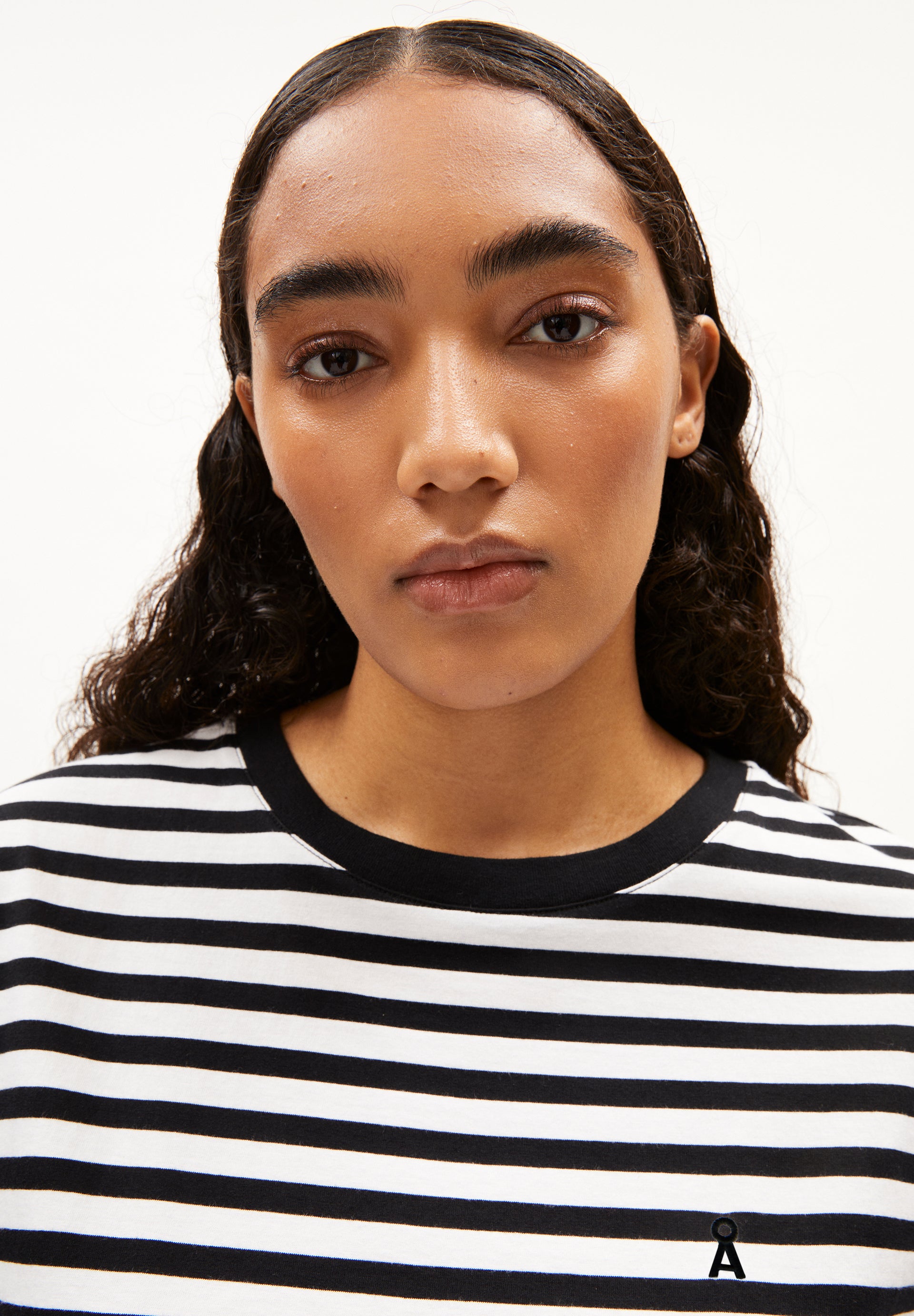 ARMEDANGELS | Idaara Stripes Tee - White/Black
