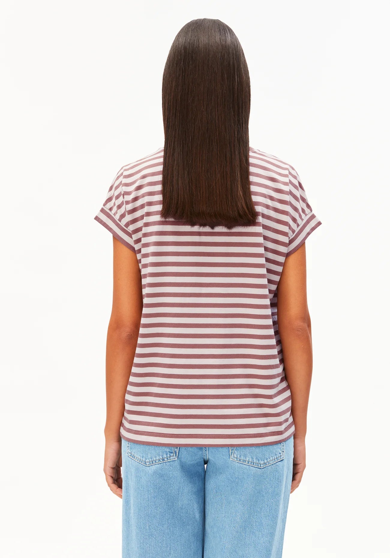 ARMEDANGELS | Idaara Stripes - Grape/ Berry