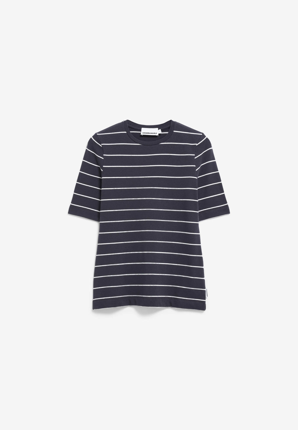 ARMEDANGELS | Jaanisara Fine Stripes Shirts -  Dark Steel/Oatmilk