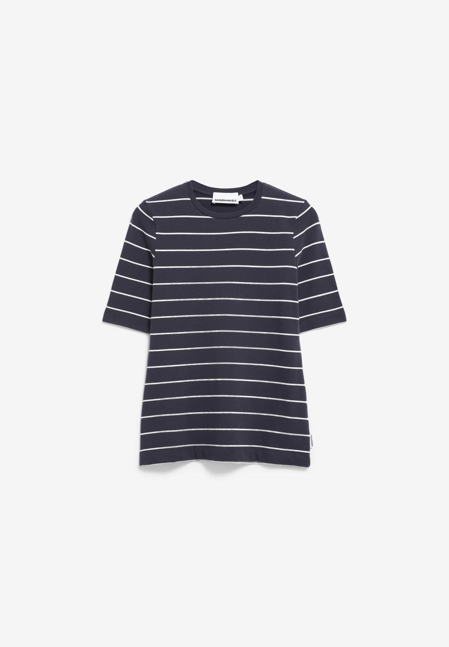 Armed Angels | Jaanisara Fine Stripes Shirts -  Dark Steel/Oatmilk