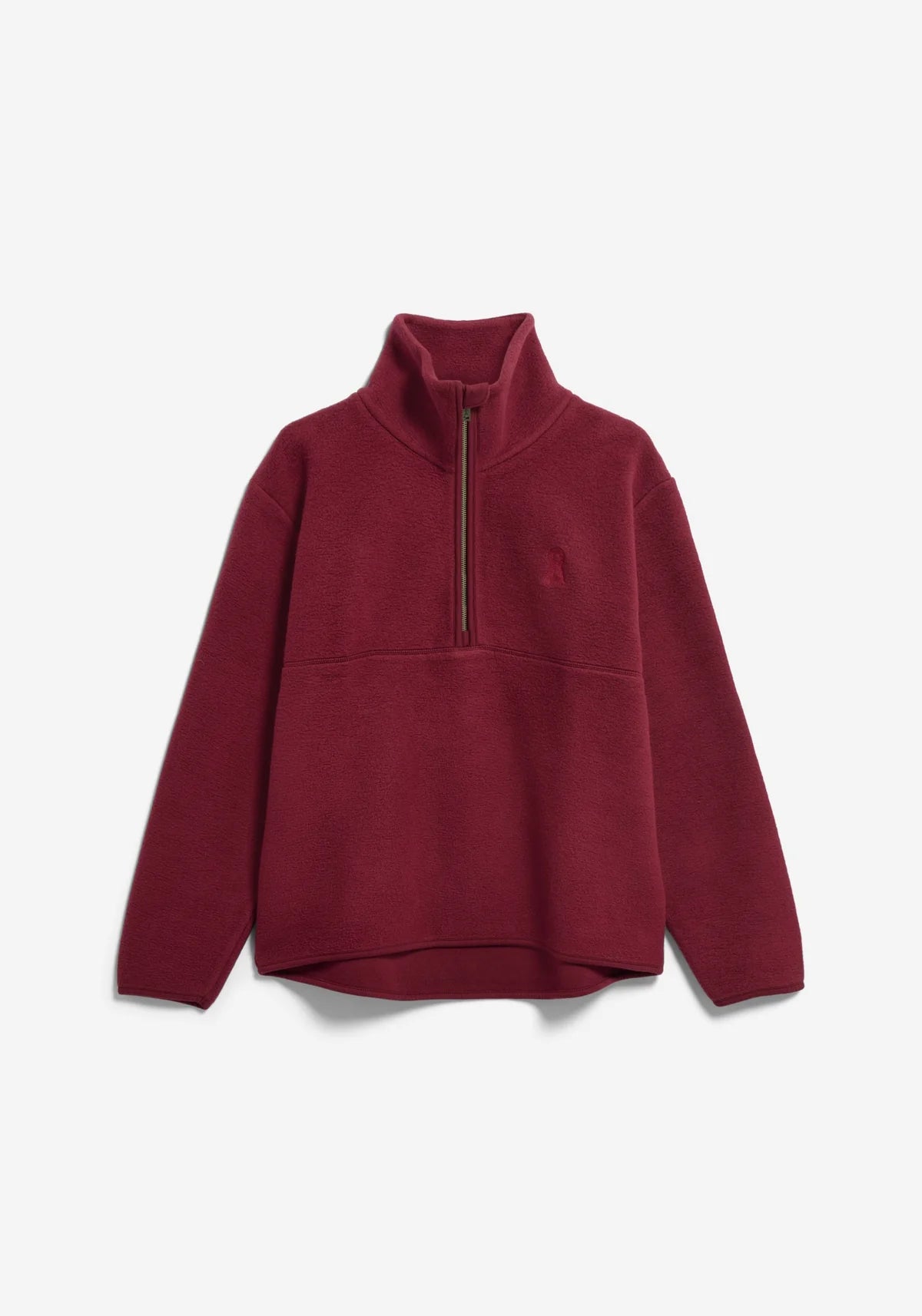 ARMEDANGELS | Haarleenaa Cotton Fleece Sweat - Red Velvet