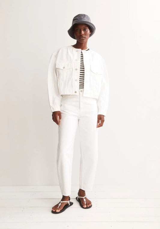 ARMEDANGELS | Loose Denim Jacket - White