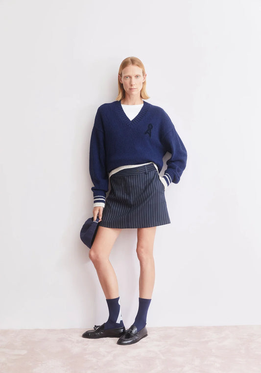 Armed Angels | Pinstripe Mini Skirt