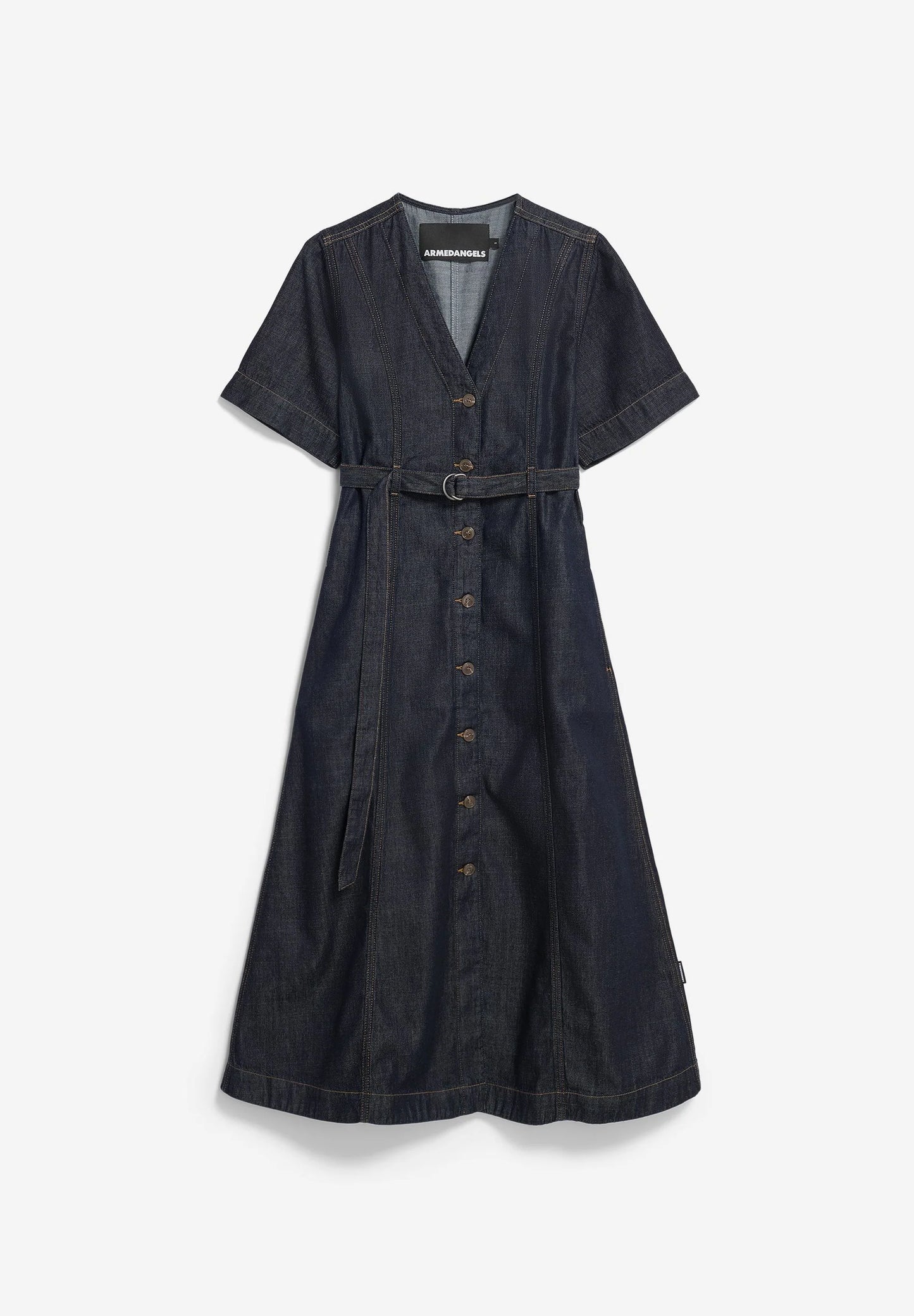 Armed Angels | Belted Denim Midi Dress