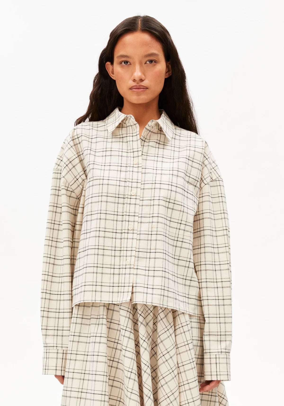 ARMEDANGELS | Check Boxy Blouse