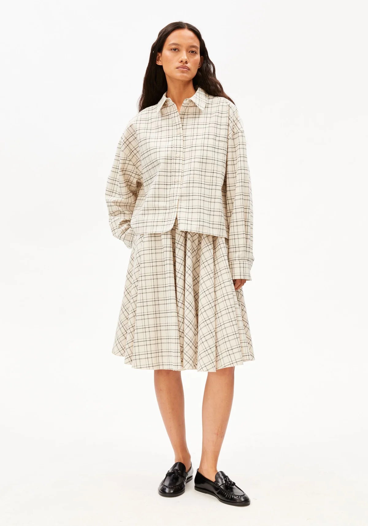 ARMEDANGELS | Check Boxy Blouse