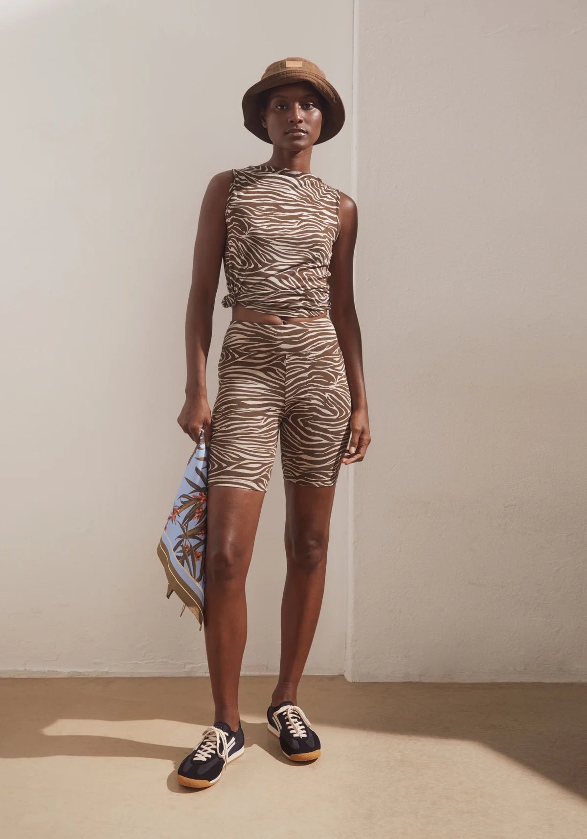 ARMEDANGELS | Zebra Print Boat Neck Top