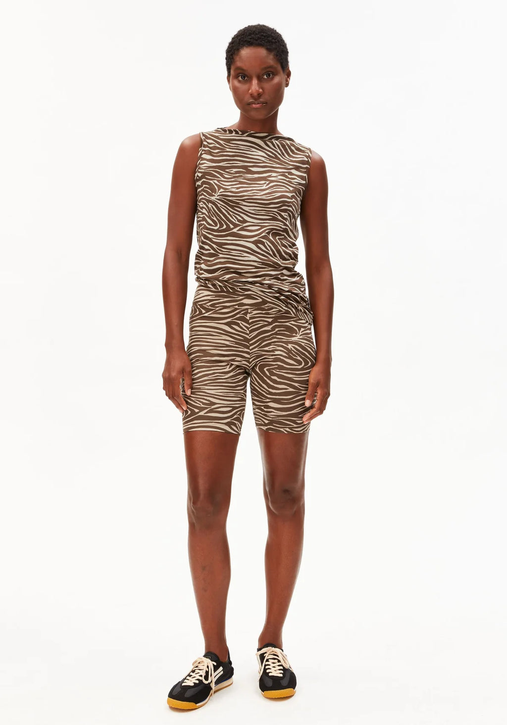 ARMEDANGELS | Zebra Print Boat Neck Top