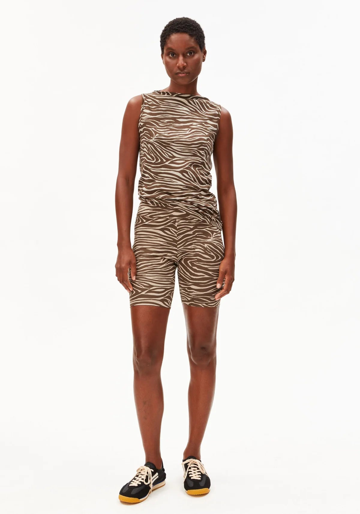 ARMEDANGELS | Zebra Print Boat Neck Top