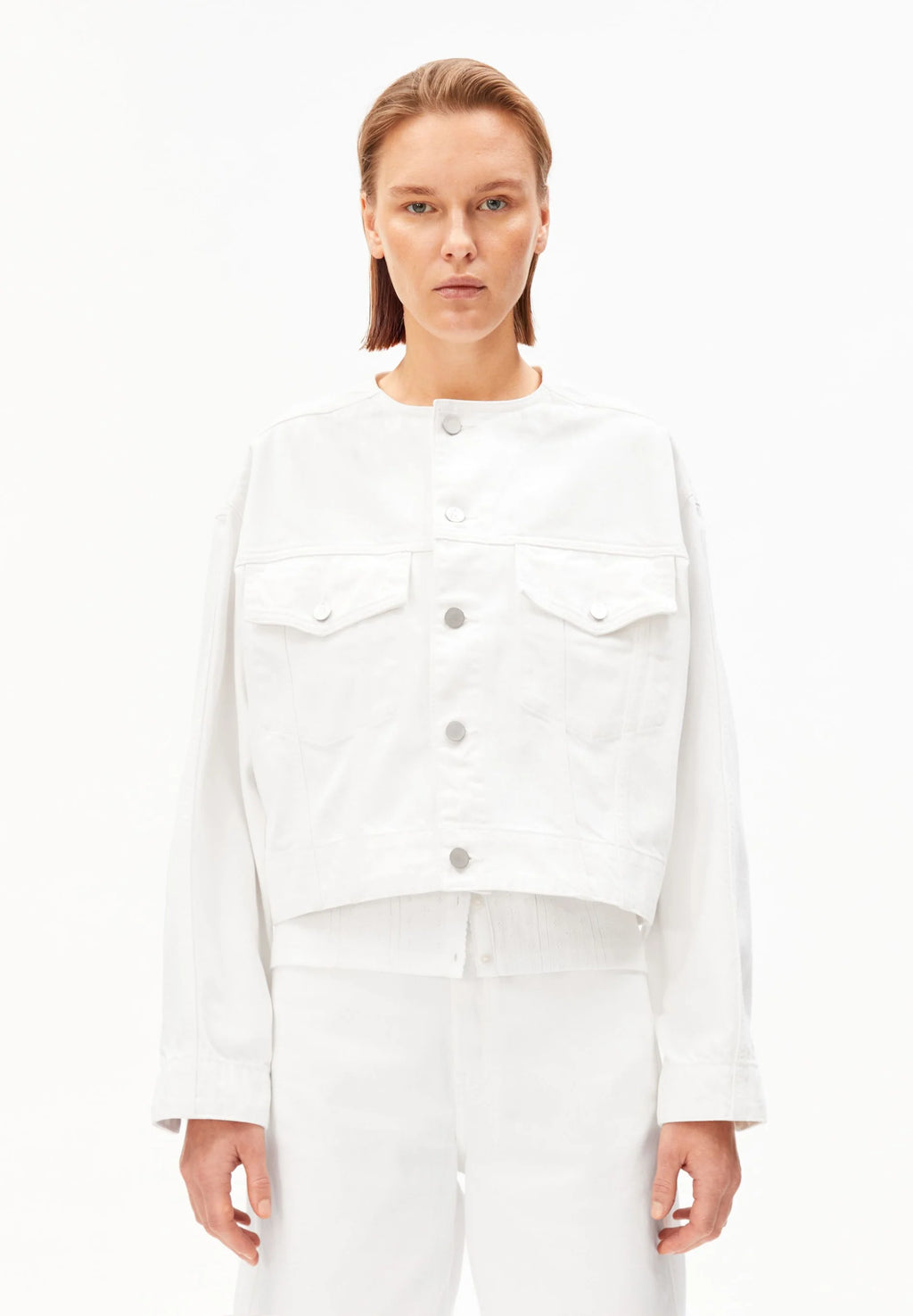 ARMEDANGELS | Loose Denim Jacket - White
