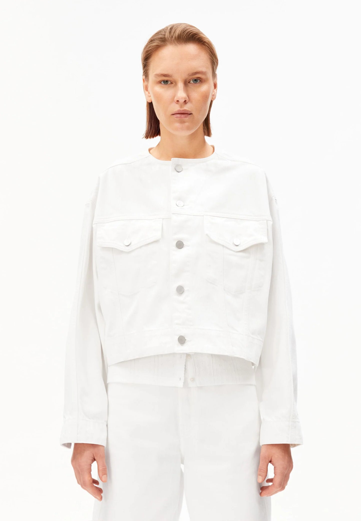 ARMEDANGELS | Loose Denim Jacket - White