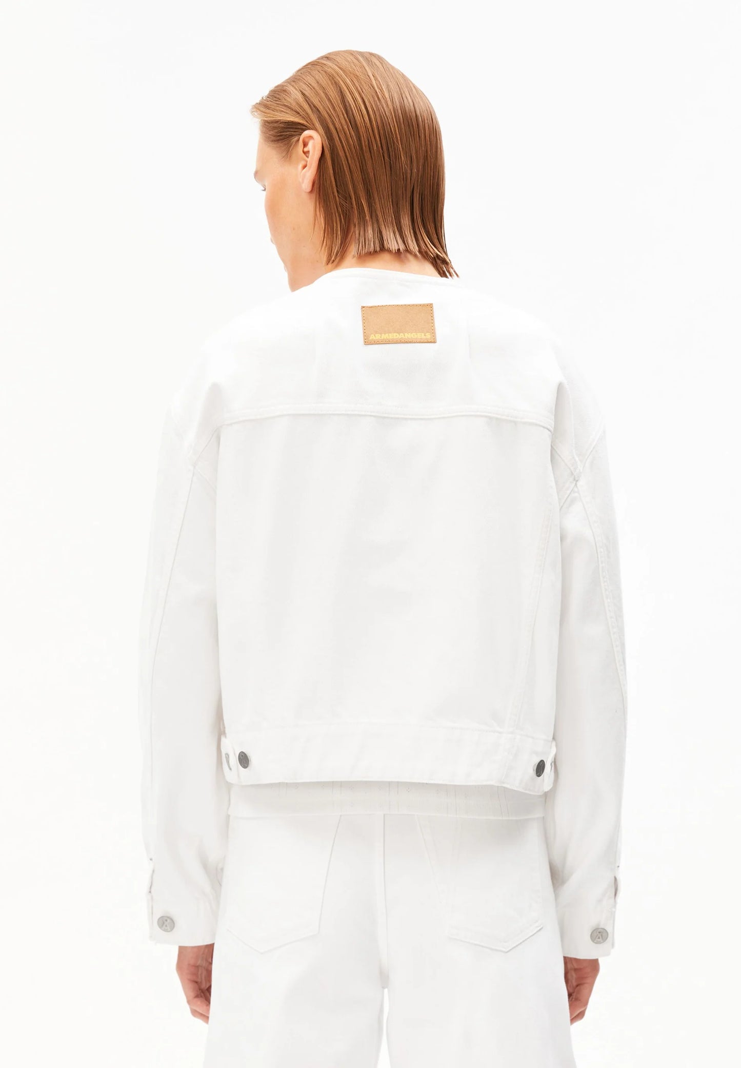 ARMEDANGELS | Loose Denim Jacket - White
