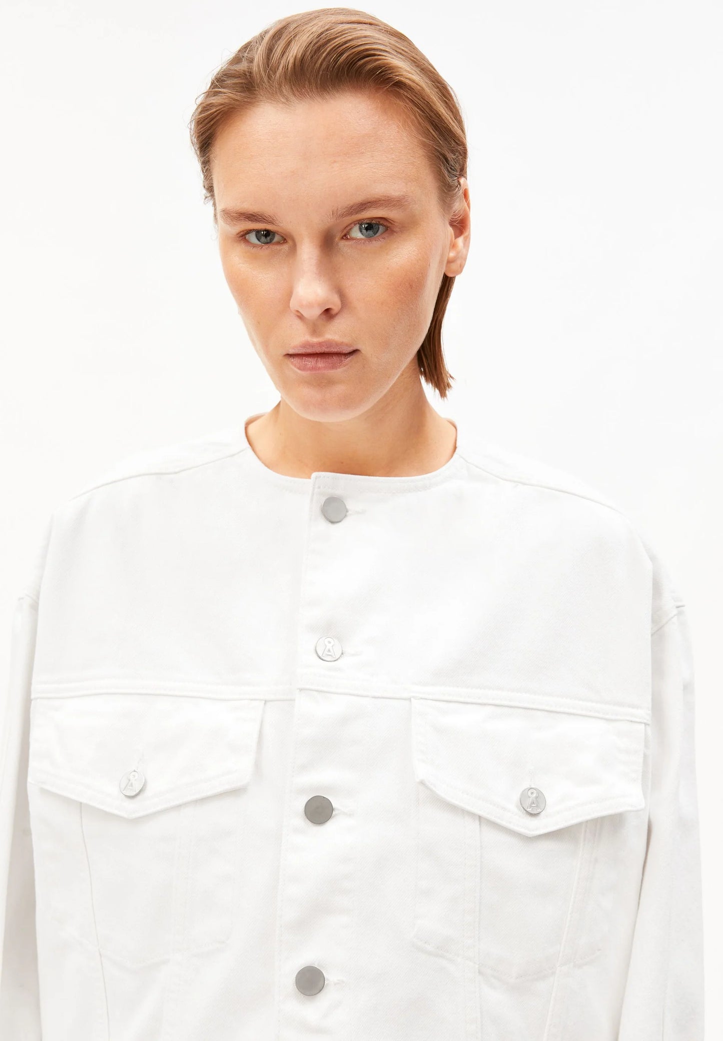 ARMEDANGELS | Loose Denim Jacket - White