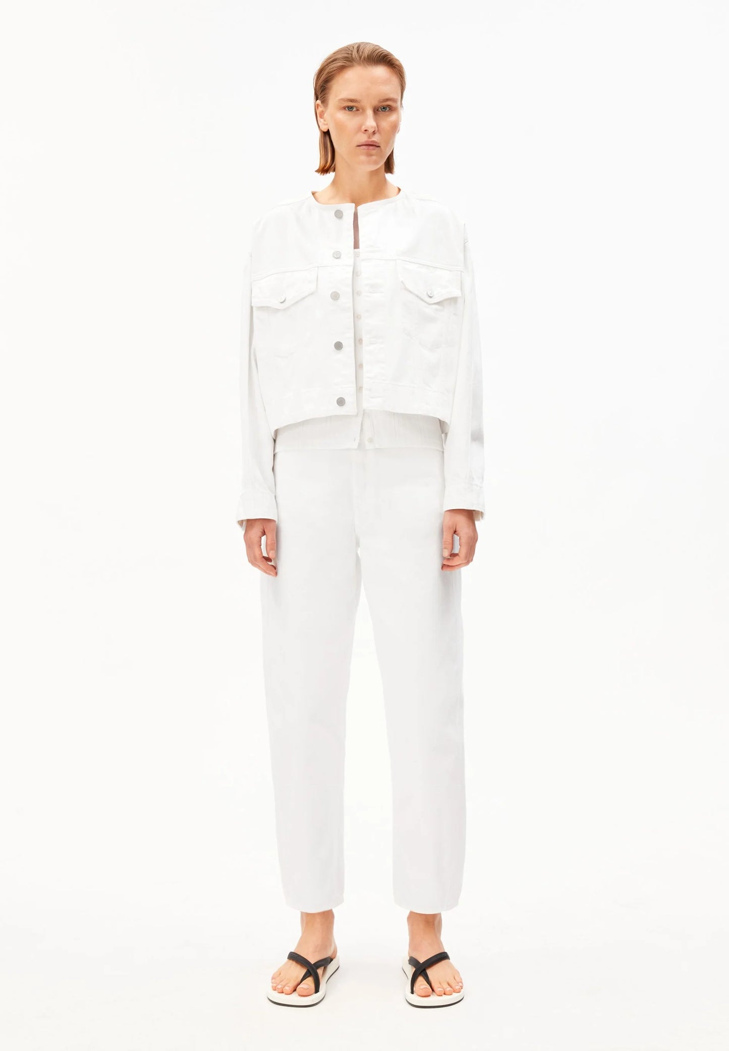 ARMEDANGELS | Loose Denim Jacket - White