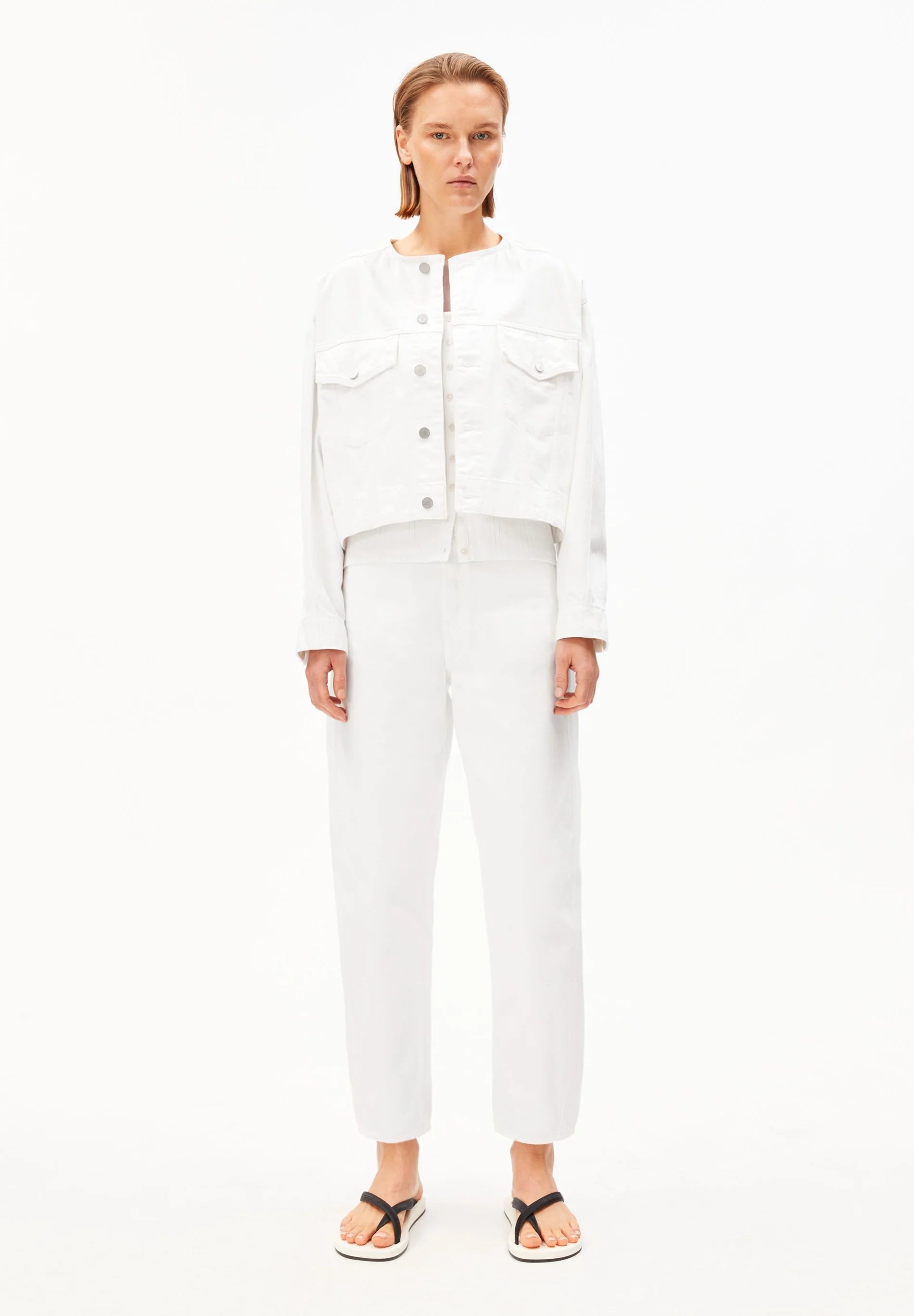 ARMEDANGELS | Loose Denim Jacket - White