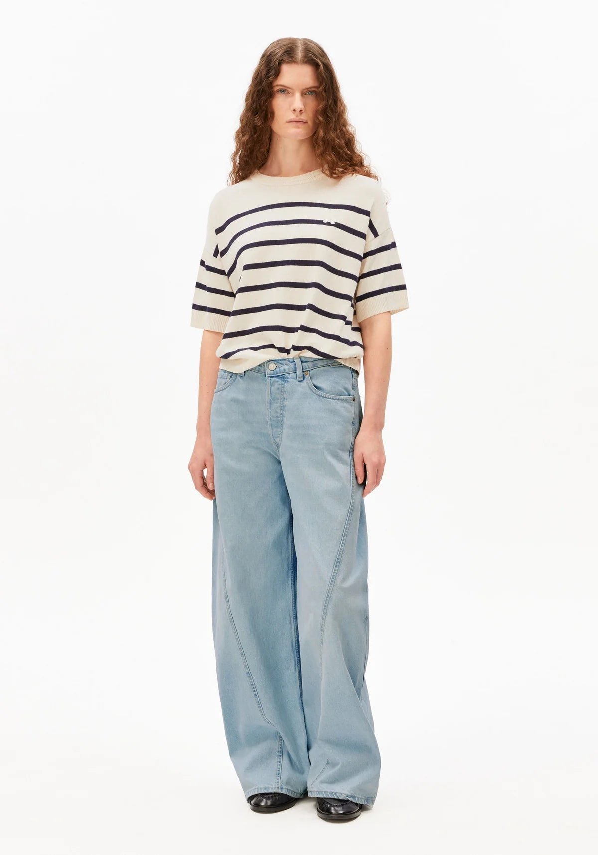 ARMEDANGELS | Stripe Linen Blend Sweater