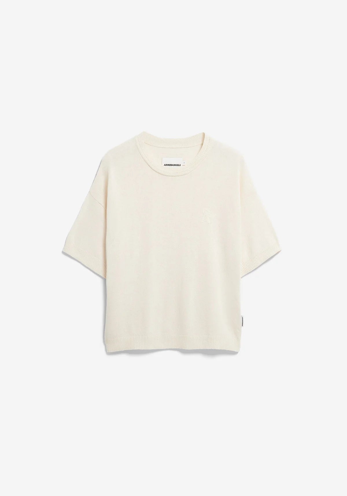 ARMEDANGELS | Short Sleeve Linen Blend Knit Sweater - Undyed