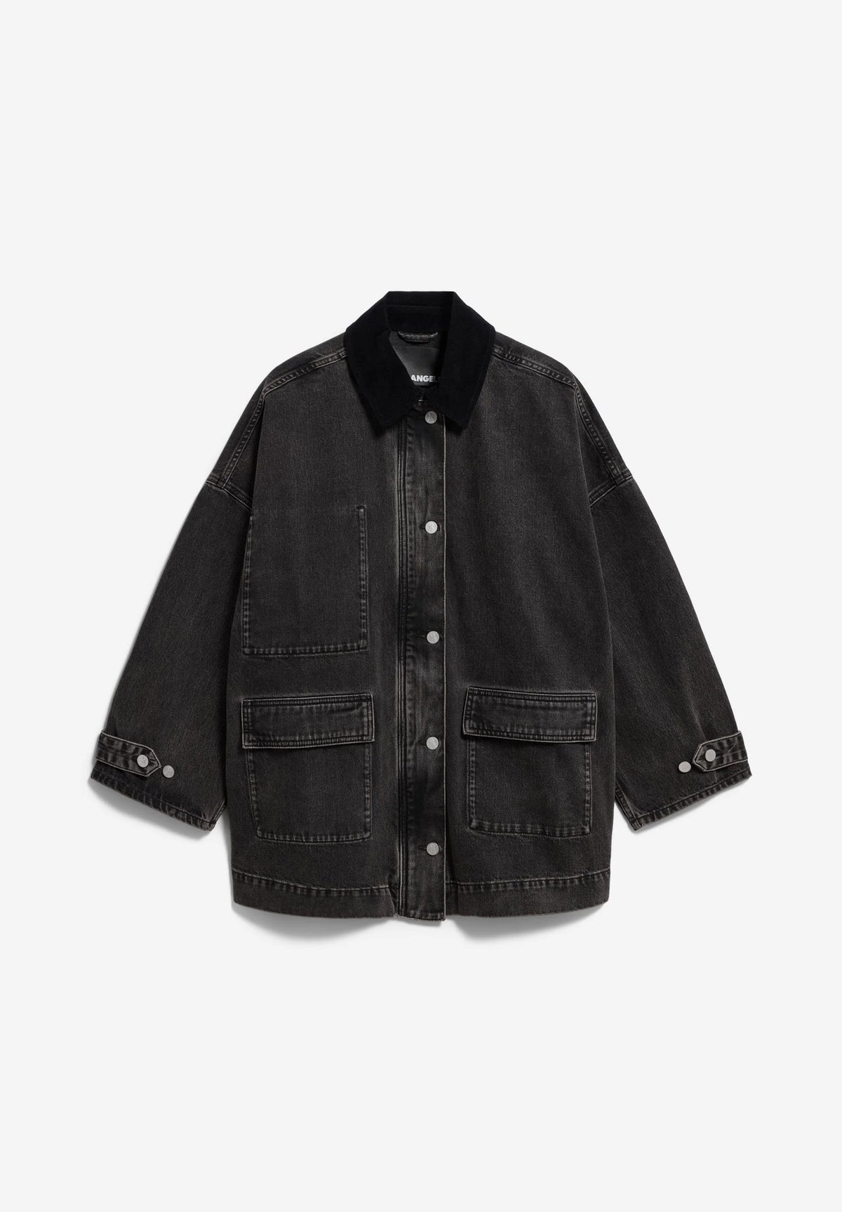 ARMEDANGELS | Cord Collar Denim Jacket - Nutmeg