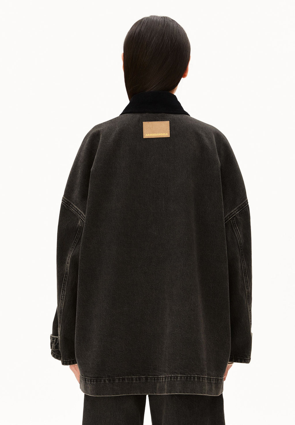 ARMEDANGELS | Cord Collar Denim Jacket - Nutmeg