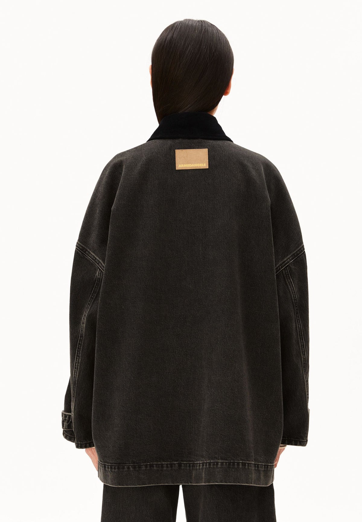 ARMEDANGELS | Cord Collar Denim Jacket - Nutmeg