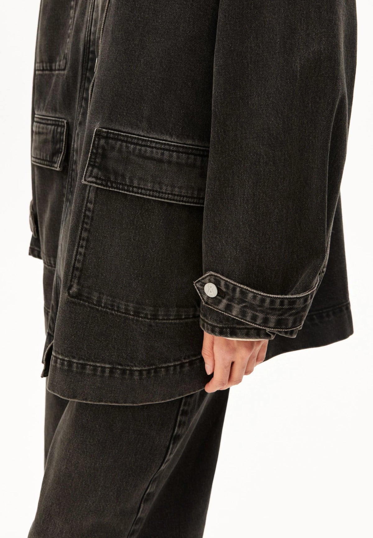 ARMEDANGELS | Cord Collar Denim Jacket - Nutmeg
