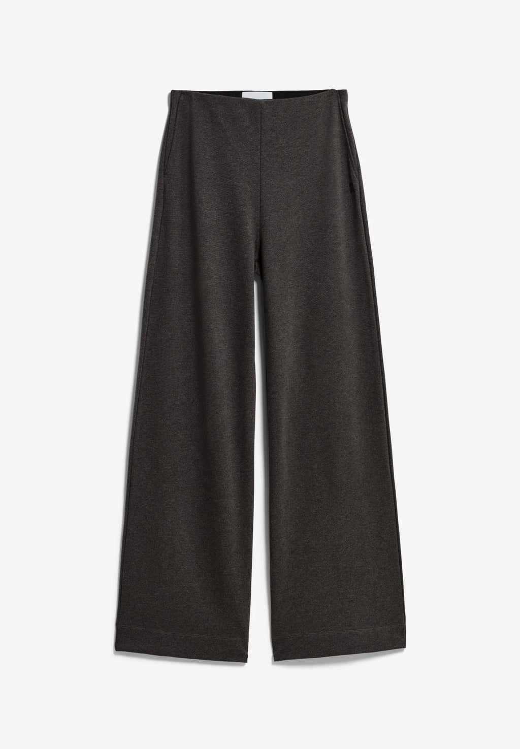 ARMEDANGELS | Basic Wide Leg Jersey Pant - Steel Melange