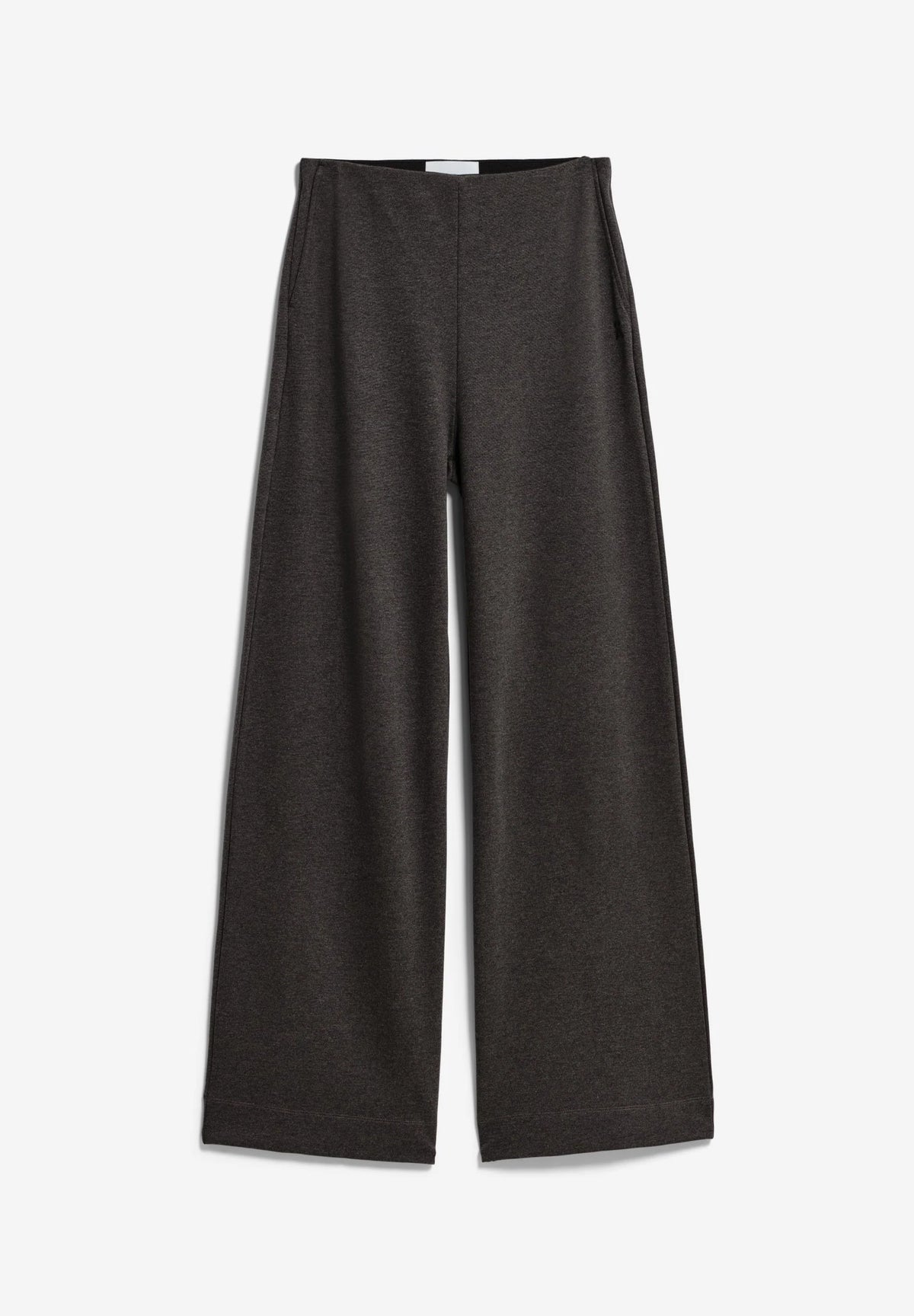 ARMEDANGELS | Basic Wide Leg Jersey Pant - Steel Melange