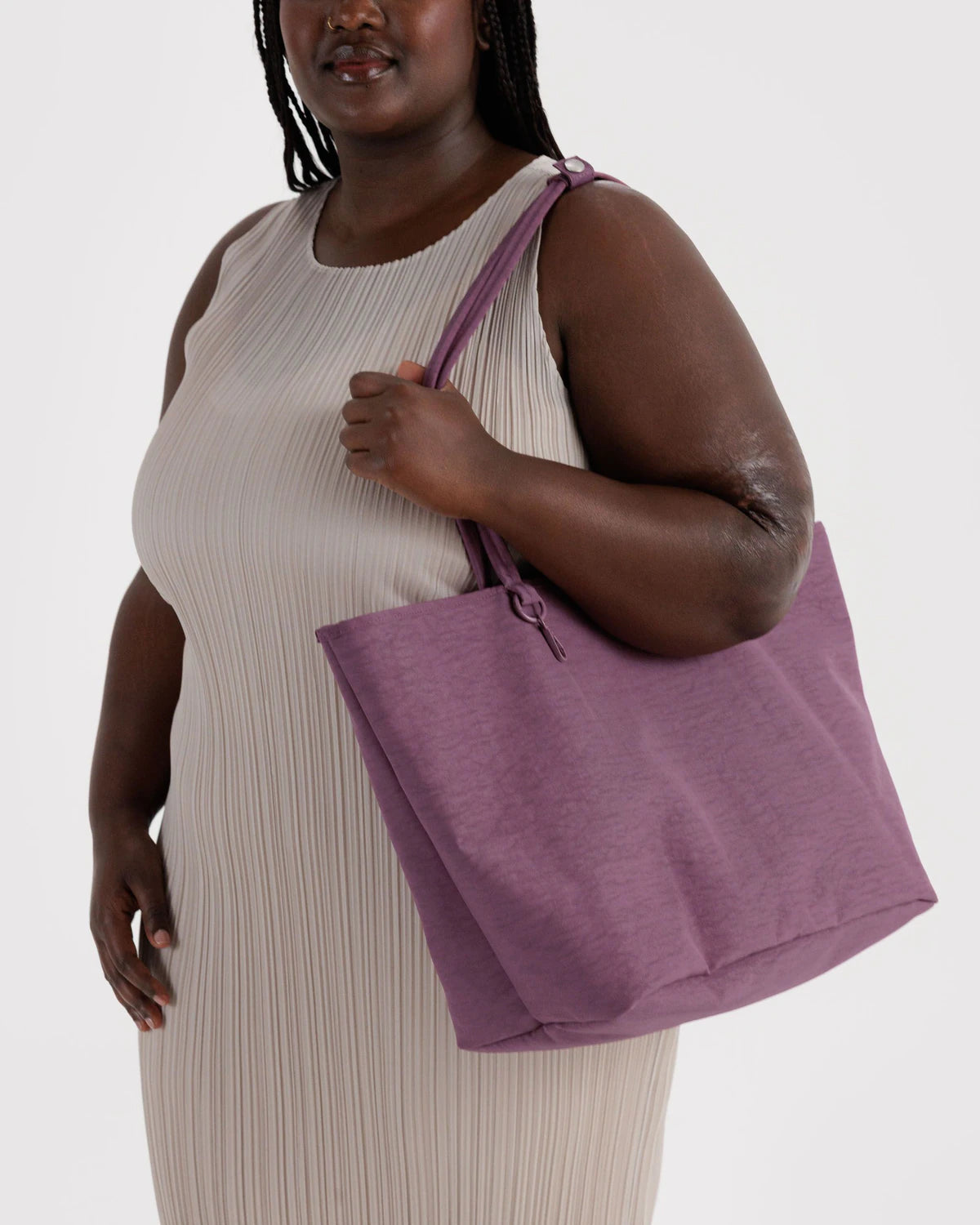 Baggu | Large Nylon Reversible Tote - Wild Plum Mix