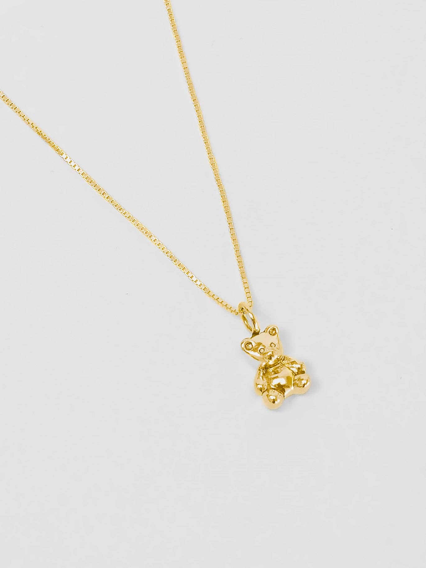Wolf Circus | Mini Teddy Necklace in Gold