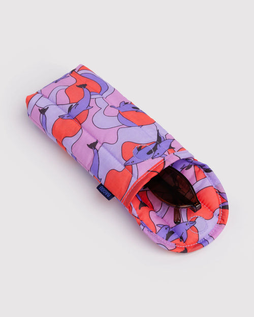 Baggu | Puffy Glasses Sleeve - Dolphins